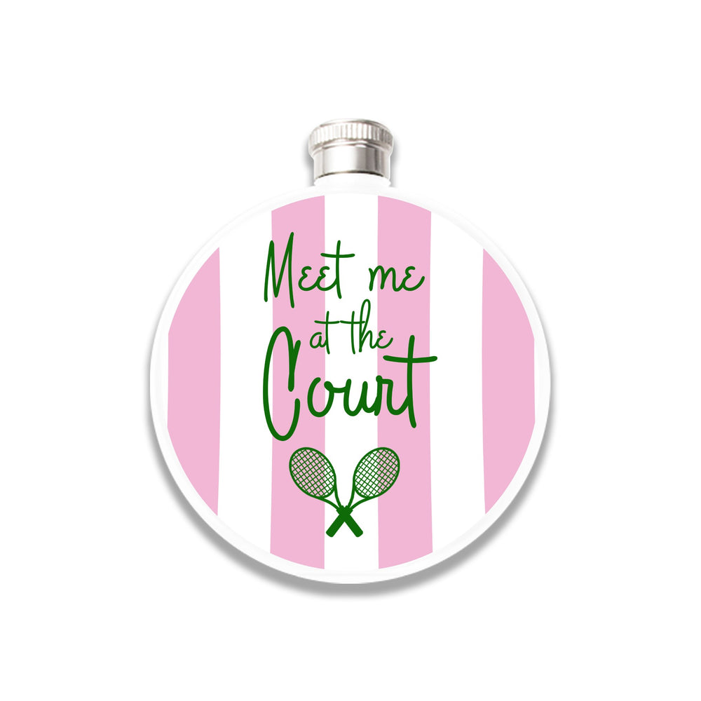 Flask-Meet me on the Court Tennis