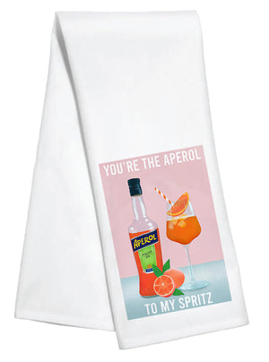 Kitchen Towel - Aperol to my Spritz Color