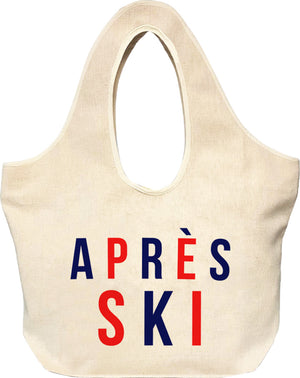 Linen Tote Bag - Après Ski