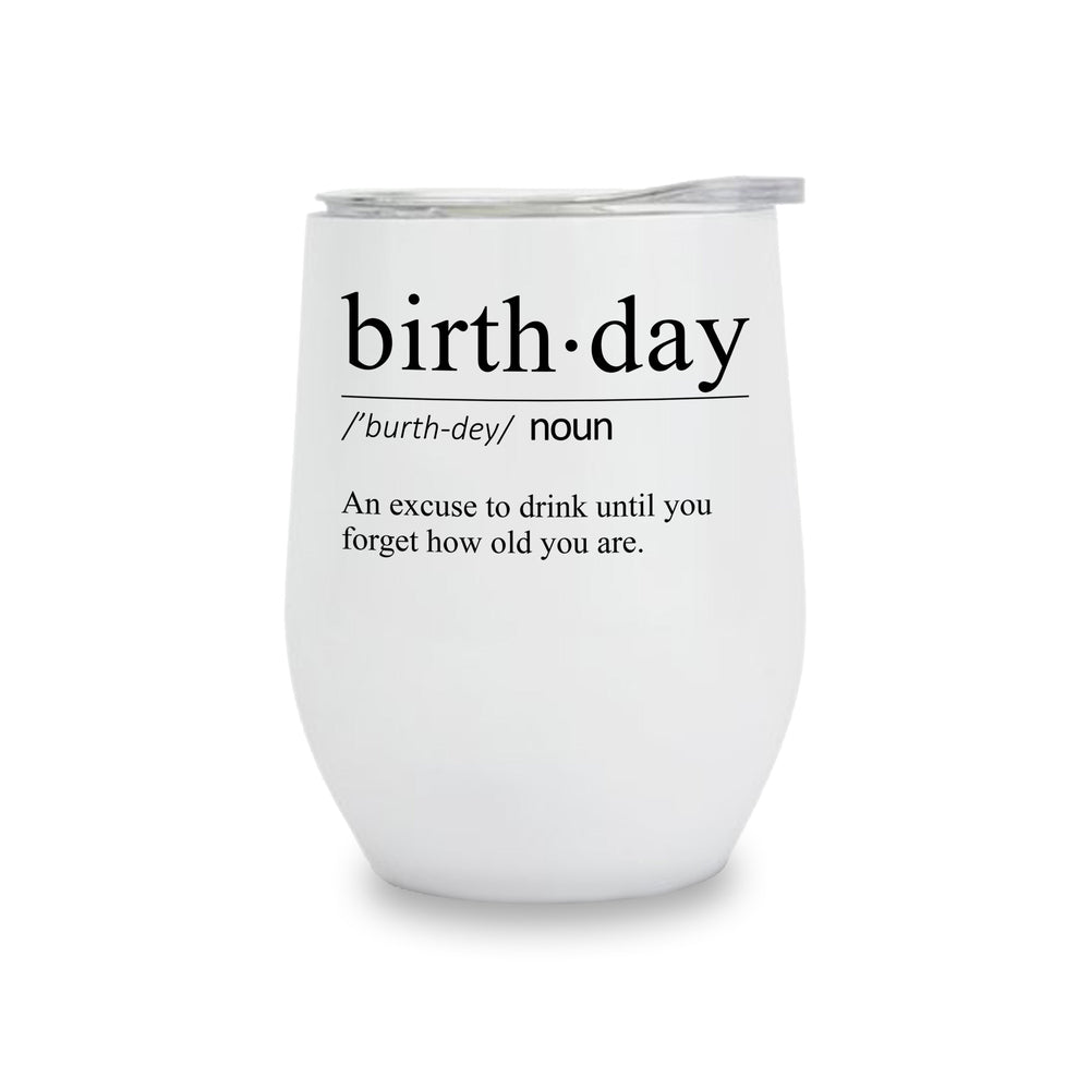 Wine Tumblers - Birthday