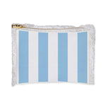 Linen Fringe Cabana Stripe Bag