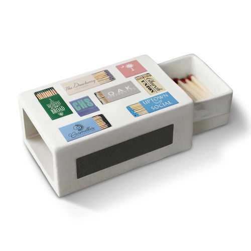 Ceramic Matchbox - Charleston Matches