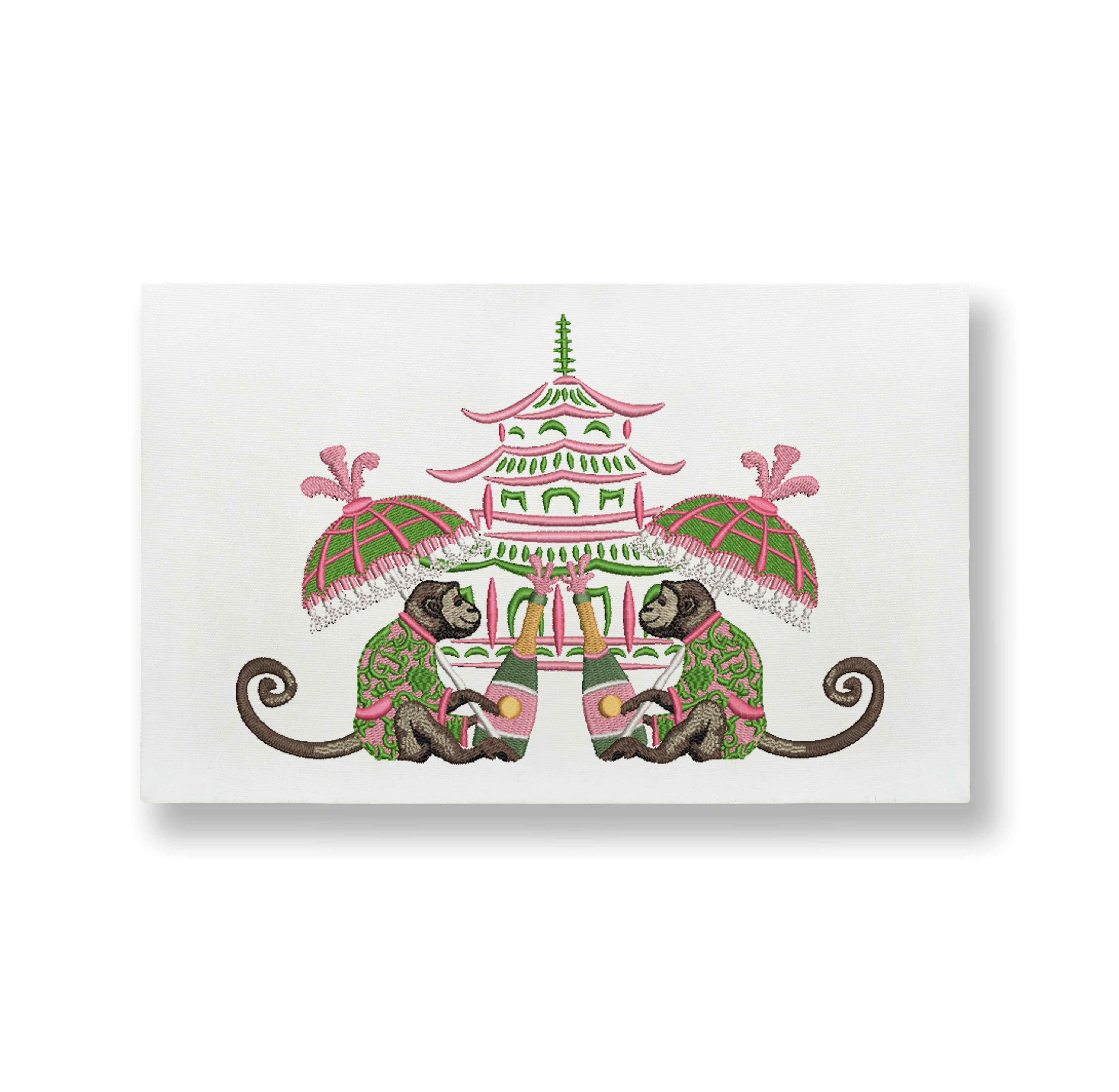 Canvas Wall Art - Champagne Monkeys – Toss Designs