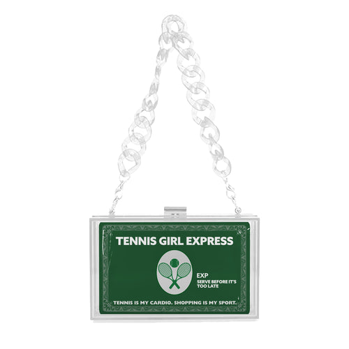 Clear Clutch - Tennis Girl Express