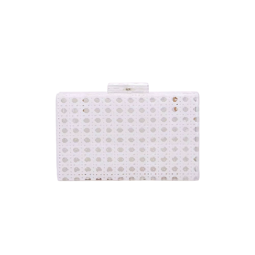 Clear Clutch - White Cane