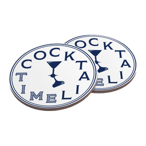 Ceramic Coasters (Set of 4) - Cocktail Time