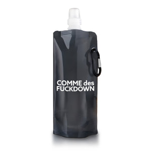 Portable Clear Water Bottle (Black) - COMME des FUCKDOWN