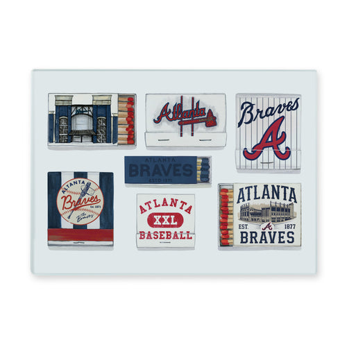 Cutting Board - Atlanta Braves Matches