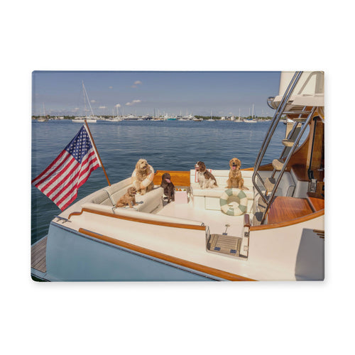 Cutting Board - Dog Boat