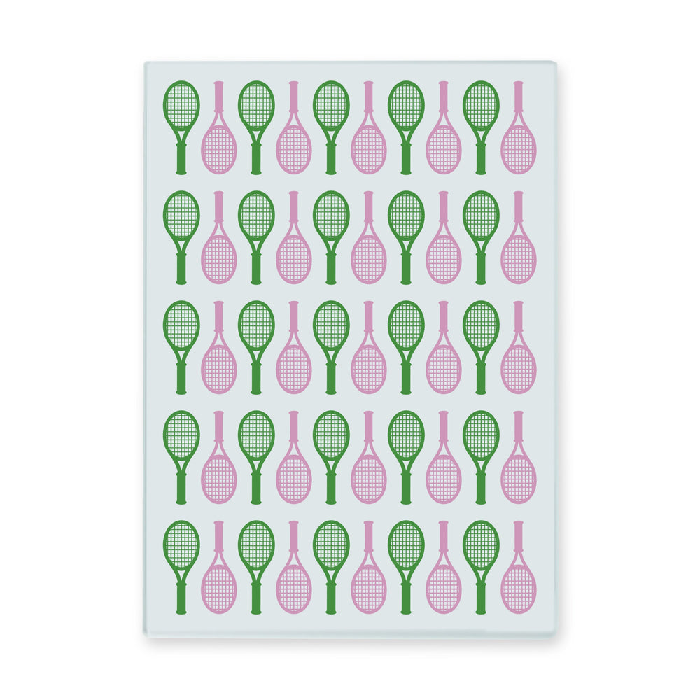 Decorative Cutting Board/Wall Art - Tennis Repeat
