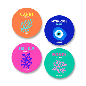 Ceramic Coasters (Set of 4) - Dolce Vita