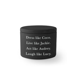 Travel Candle Black - Dress Coco