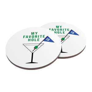 Ceramic Coasters (Set of 4) - My Favorite Hole 19