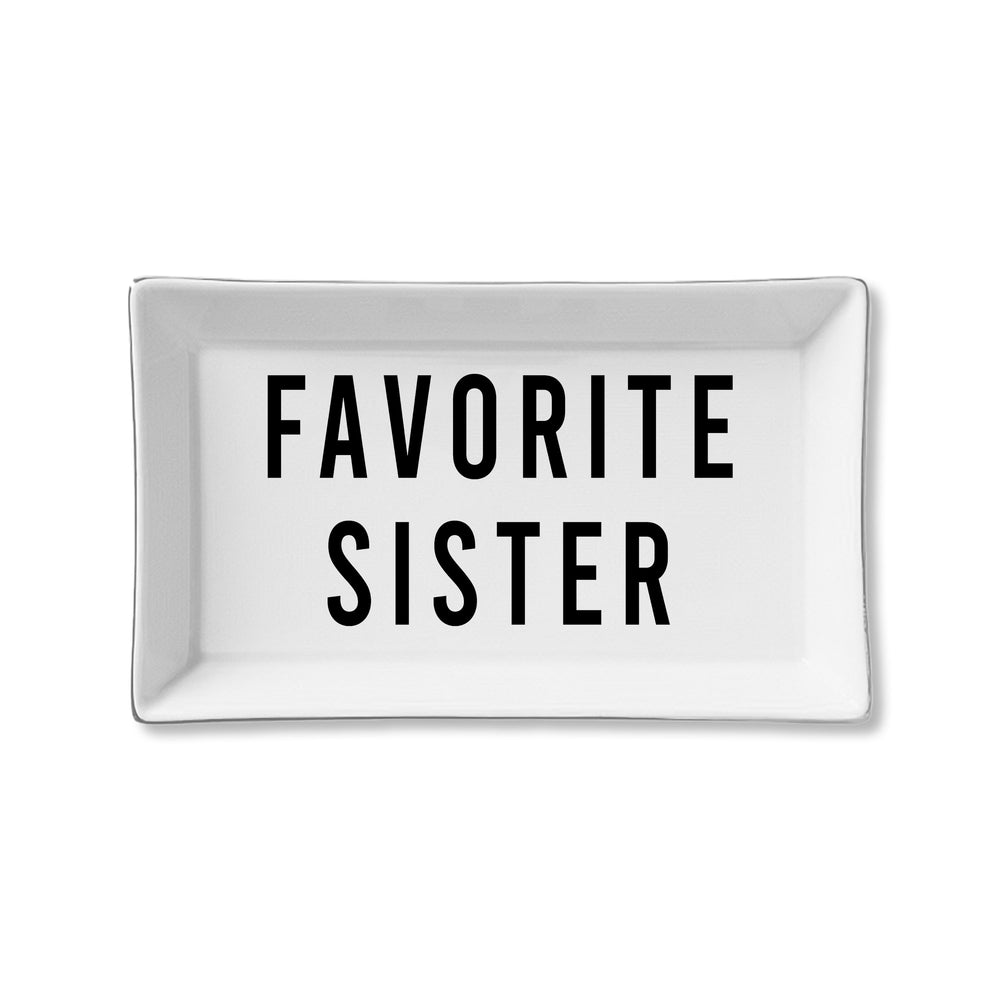 Ceramic Tray - Favorite Sister