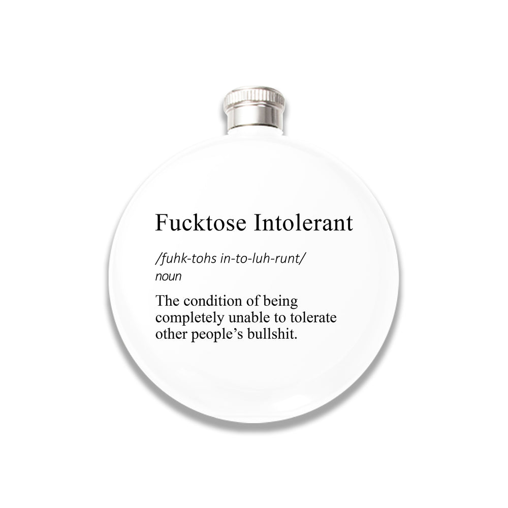Flask (White) - Fucktose Intolerant