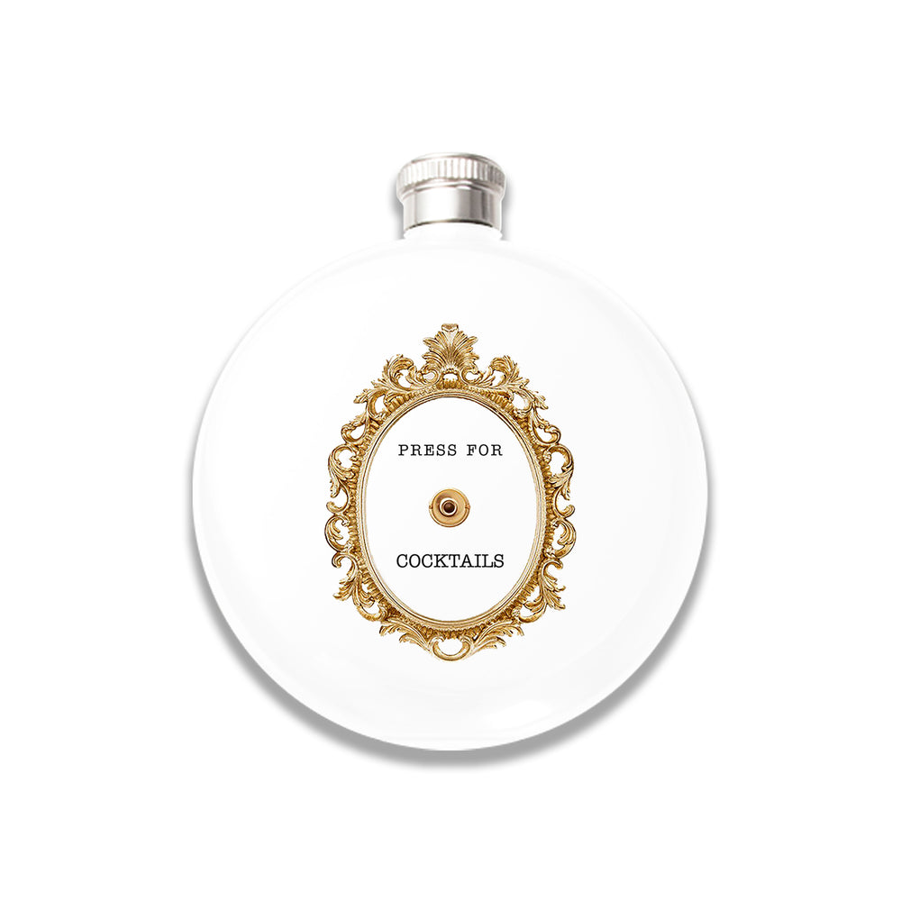 Flask (White) - Press for Cocktails