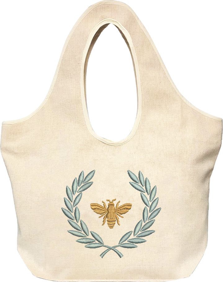 Linen Tote Bag - French Bee