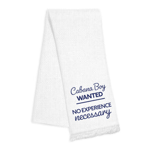 Fringe Towels - Cabana Boy Wanted