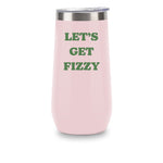 Champagne Tumbler - Let's Get Fizzy (Green)