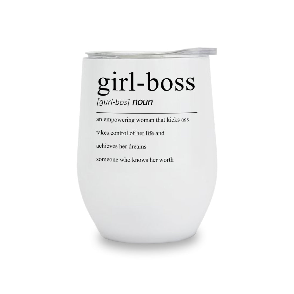 Wine Tumblers - Girl Boss