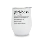 Wine Tumblers - Girl Boss