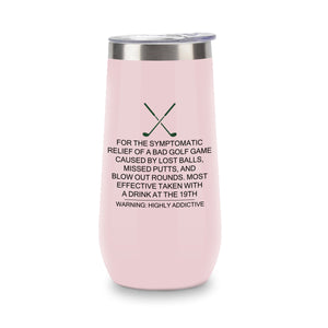 Champagne Tumbler - Golf Relief