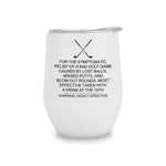 Wine Tumblers - Golf Relief