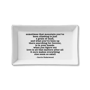 Ceramic Tray - Grain of Sand (Carrie Underwood)