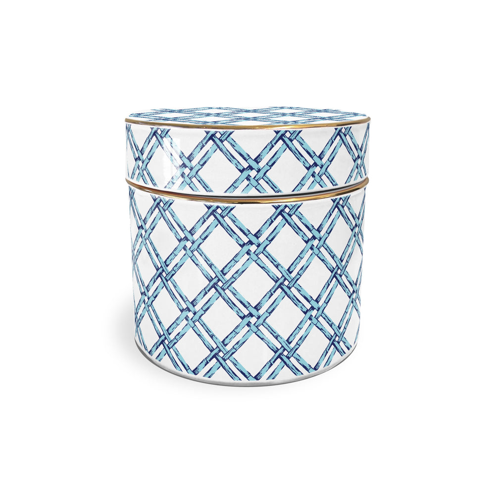 Ceramic Jars - Blue Bamboo