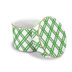 Ceramic Jars - Green Bamboo