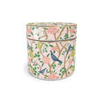 Ceramic Jars - Pink Garden Birds