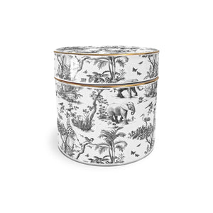 Ceramic Jars - Safari (Black)