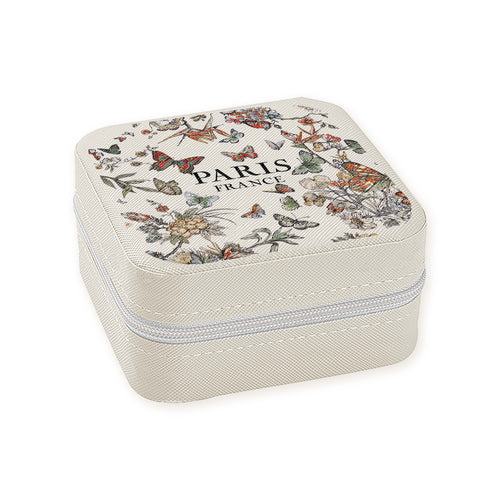 Travel Jewelry Box - Butterflies Paris France