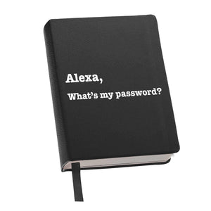 Password Book Black - Alexa, What's my Password?