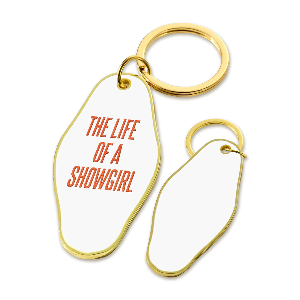 Keychain White - The Life of a Showgirl - Taylor Swift
