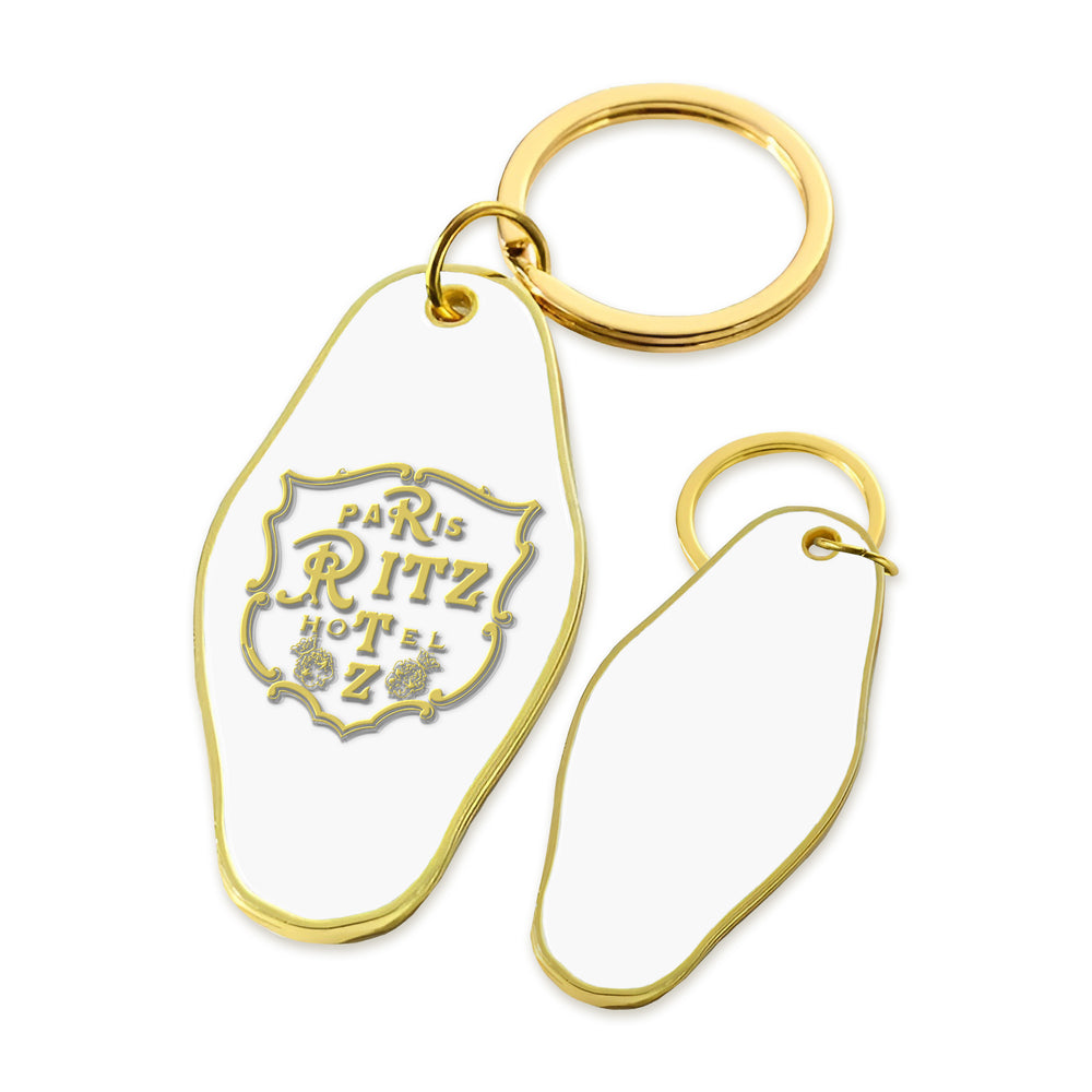 Keychain White - Ritz Emblem