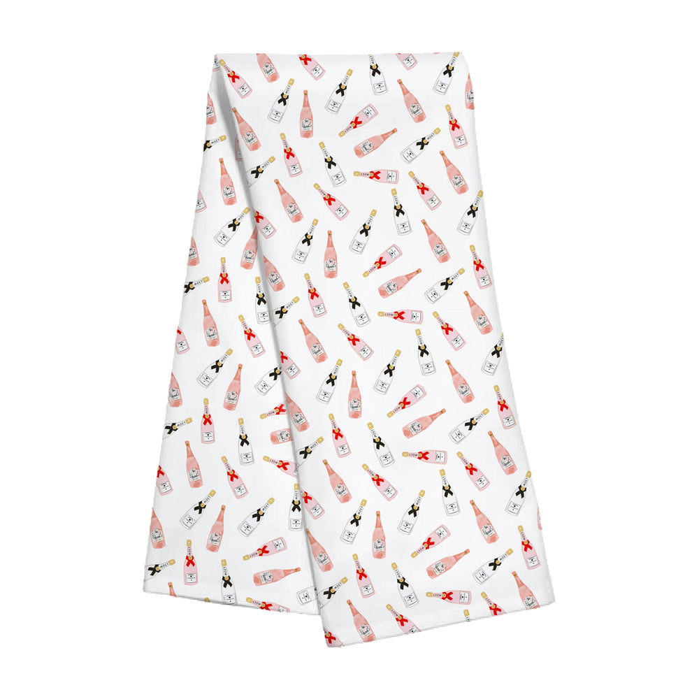 Kitchen Towel - Pink Champagne Repeat