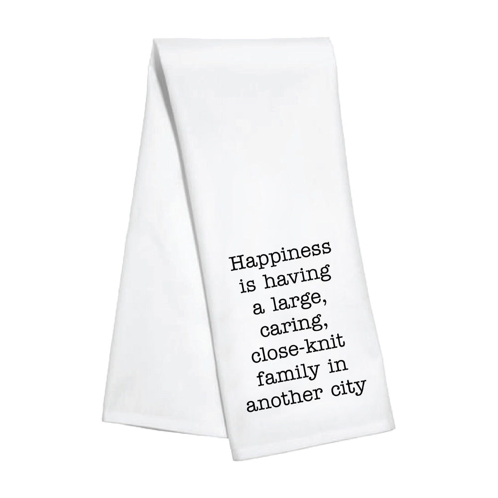 Kitchen Towel - Close-Knit Family in Another City