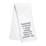 Kitchen Towel - Close-Knit Family in Another City