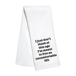 Kitchen Towel - Uncomfortable Life - White Lotus