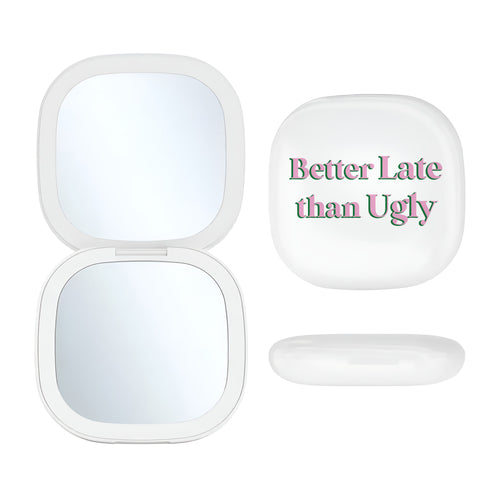 Led Compact Mirror White - Better Late Than Ugly