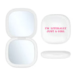 LED Compact Mirror - Just A Girl