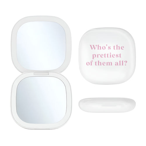 Led Compact Mirror White - Prettiest of Them All