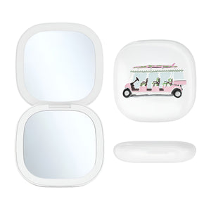 LED Compact Mirror - Spring Jolly