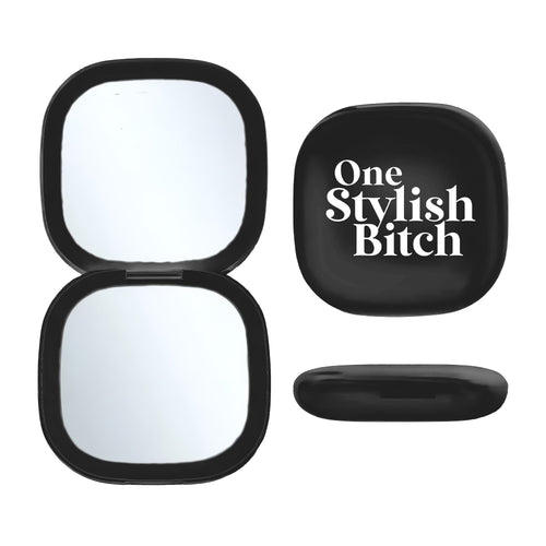 Led Compact Mirror Black - One Stylish Bitch