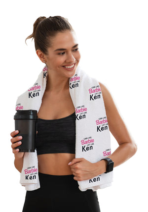 Sports Towel - Look Like Barbie, Lift Like Ken