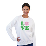 Scuba Sweatshirt - Love Tennis (Green)