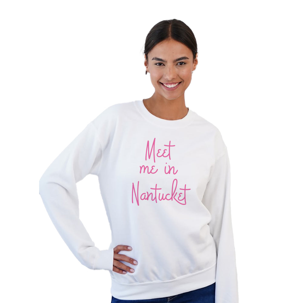 Scuba Sweatshirt - Meet me in Nantucket (Pink)