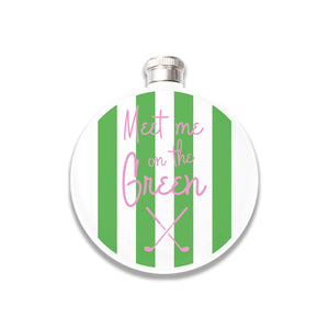 Flask (White) - Meet Me on the Green - Golf
