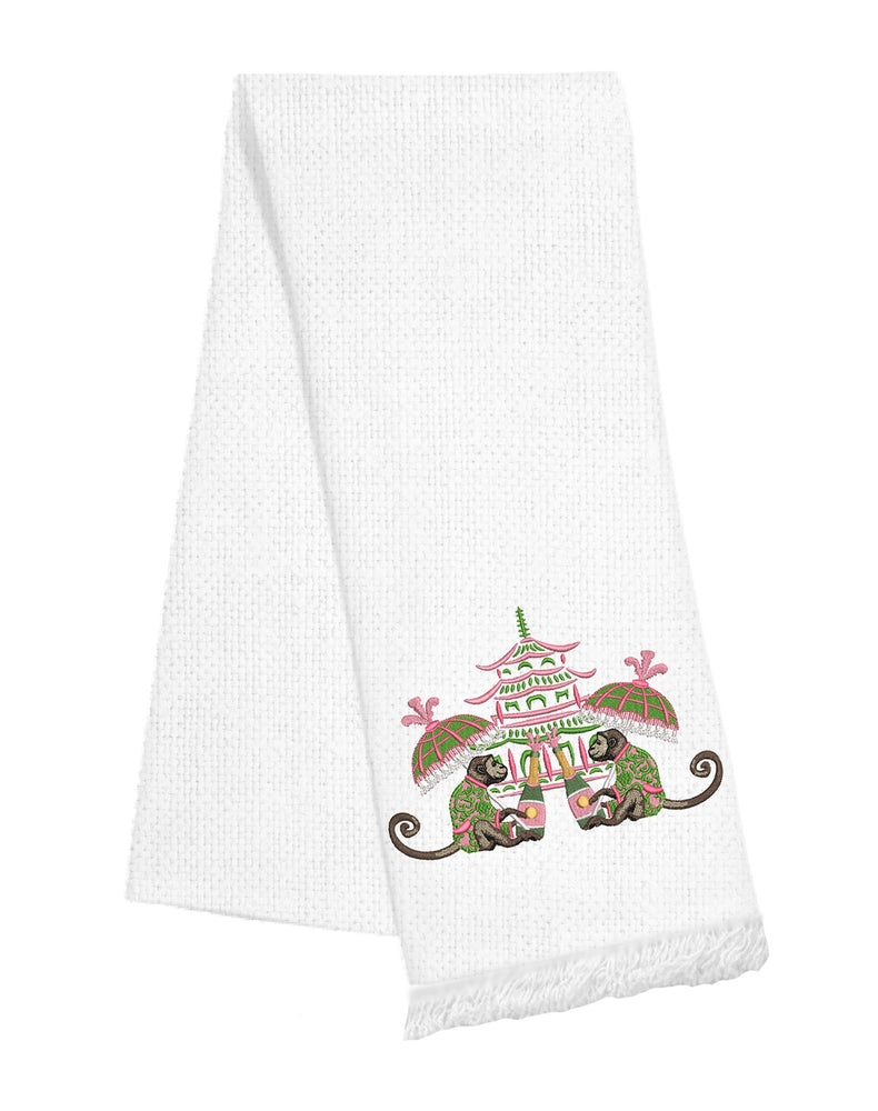 Fringe Towel - Champagne Monkey